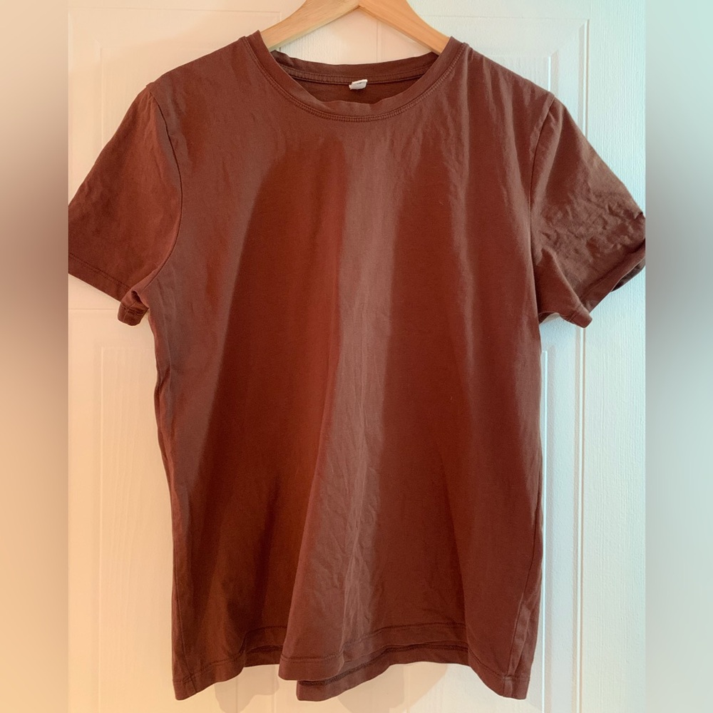 KOTN wmns Chocolate Brown Short Sleeve Tee